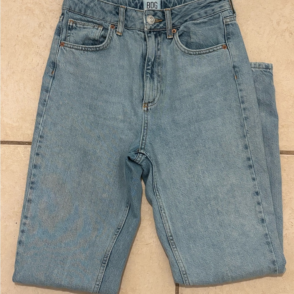 BDG Men's Light Blue Straight Jeans